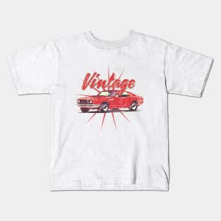 Vintage American Car Kids T-Shirt